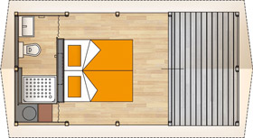 Lageplan Mini Lodge